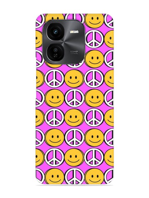 Smiley Face Peace Snap Case for Iqoo Z9X (5G)