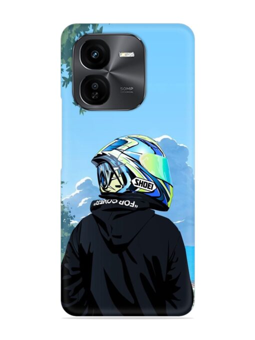 Rider With Helmet Snap Case for Iqoo Z9X (5G)