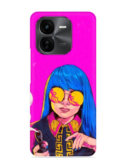 Aesthetic Anime Girl Snap Case for Iqoo Z9X (5G)