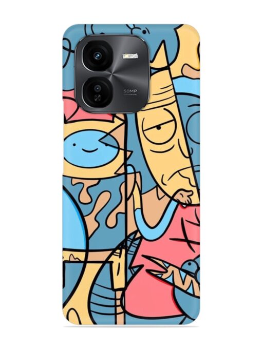 Silly Face Doodle Snap Case for Iqoo Z9X (5G)