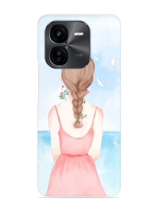 Watercolor Girl Vector Snap Case for Iqoo Z9X (5G)