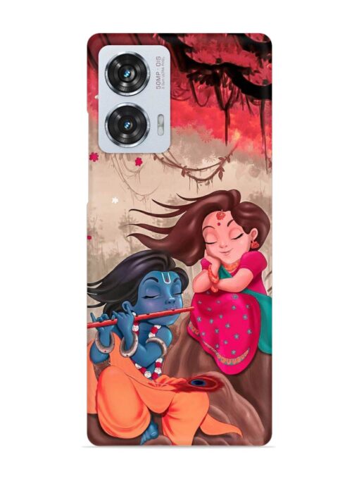 Radhe Krishna Water Art Snap Case for Motorola Moto Edge 50 Fusion (5G)