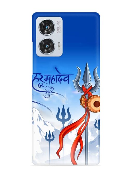 Har Har Mahadev Trishul Snap Case for Motorola Moto Edge 50 Fusion (5G) Zapvi