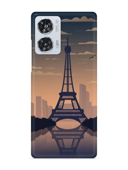 France Paris Eiffel Tower Gradient Snap Case for Motorola Moto Edge 50 Fusion (5G) Zapvi