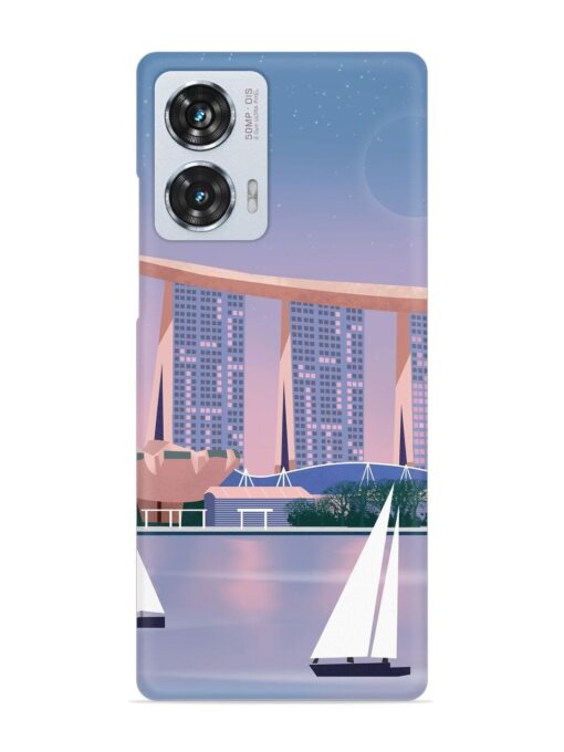 Singapore Scenery Architecture Snap Case for Motorola Moto Edge 50 Fusion (5G) Zapvi