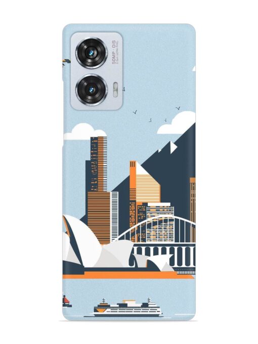 Sydney Opera Landscape Snap Case for Motorola Moto Edge 50 Fusion (5G) Zapvi