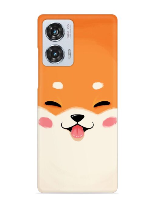 Cute Dog Face Vector Snap Case for Motorola Moto Edge 50 Fusion (5G) Zapvi