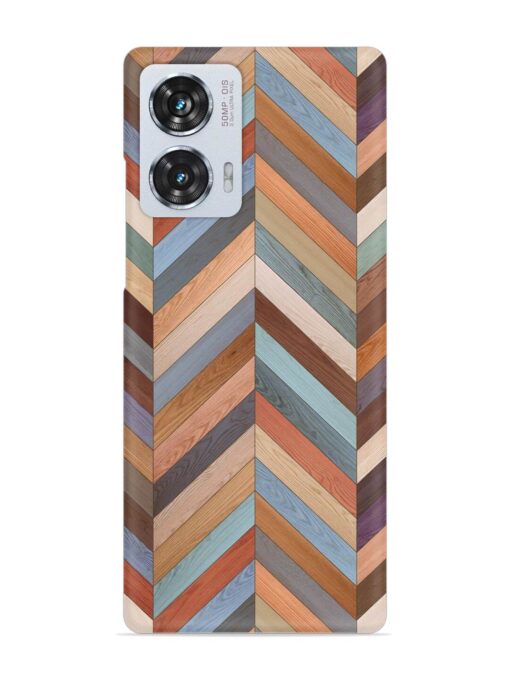 Seamless Wood Parquet Snap Case for Motorola Moto Edge 50 Fusion (5G)