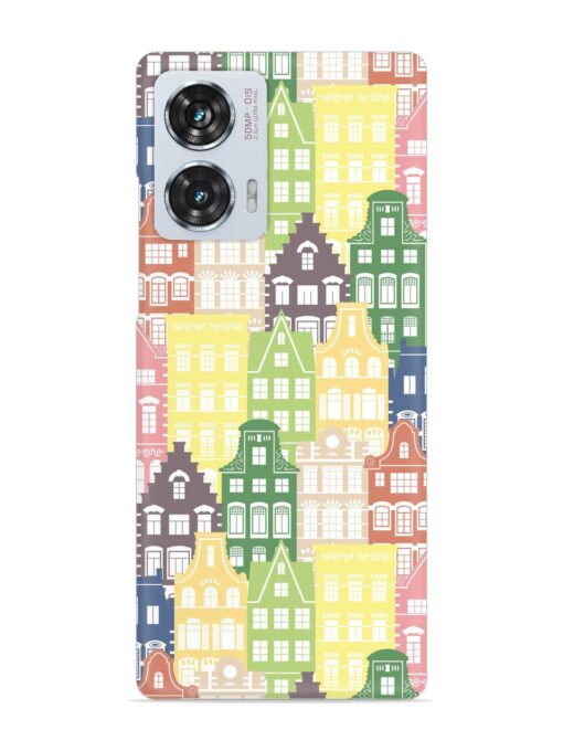 Seamless Shapes Pattern Snap Case for Motorola Moto Edge 50 Fusion (5G)