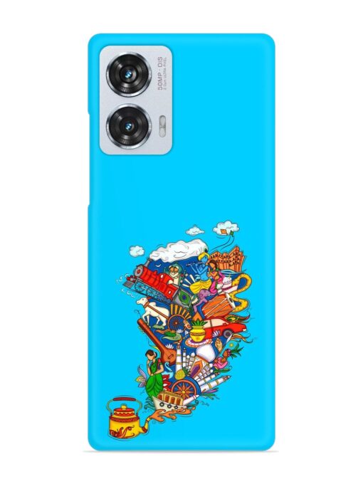 Vector Design Indian Snap Case for Motorola Moto Edge 50 Fusion (5G)