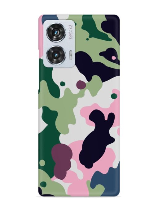 Seamless Funky Camouflage Snap Case for Motorola Moto Edge 50 Fusion (5G) Zapvi