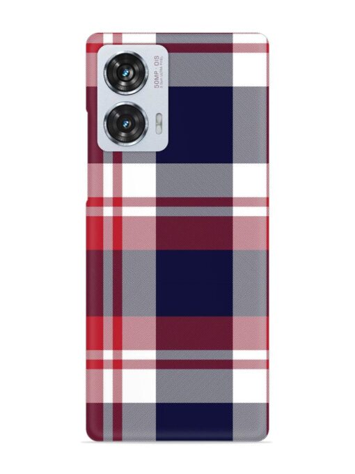 Classic Plaid Tartan Snap Case for Motorola Moto Edge 50 Fusion (5G) Zapvi