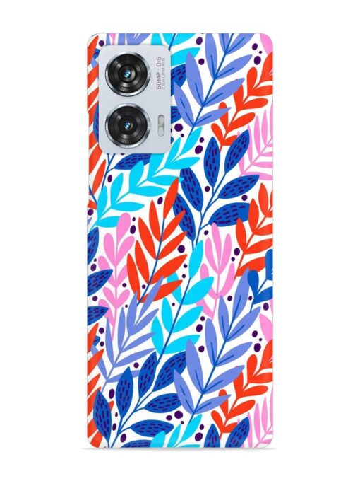 Bright Floral Tropical Snap Case for Motorola Moto Edge 50 Fusion (5G) Zapvi