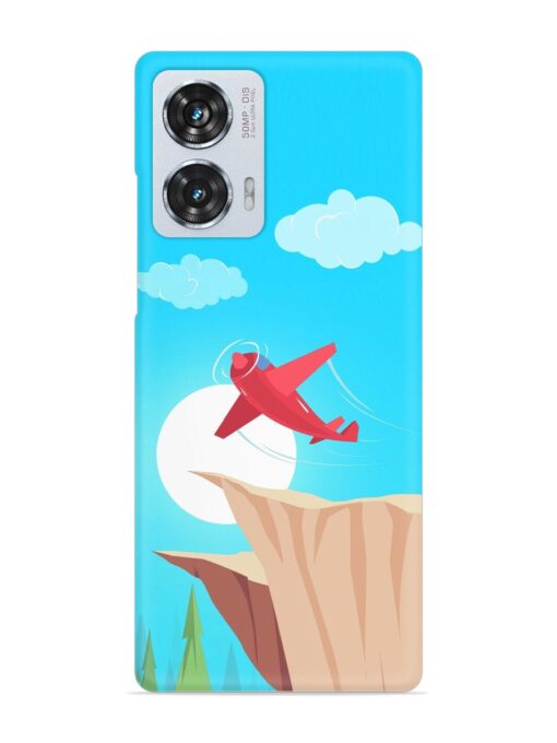 Small Planes In Flight Snap Case for Motorola Moto Edge 50 Fusion (5G)