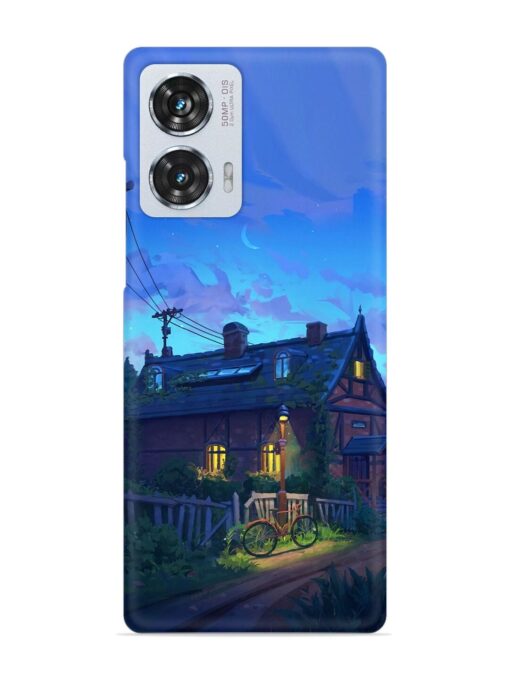 Beautiful Village House Snap Case for Motorola Moto Edge 50 Fusion (5G)