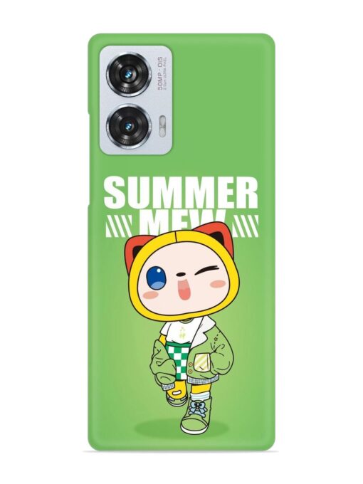 Summer Mew Snap Case for Motorola Moto Edge 50 Fusion (5G)