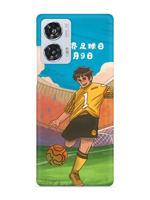 Soccer Kick Snap Case for Motorola Moto Edge 50 Fusion (5G)