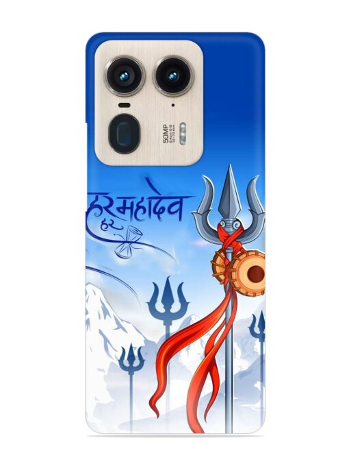 Har Har Mahadev Trishul Snap Case for Motorola Moto Edge 50 Ultra (5G)