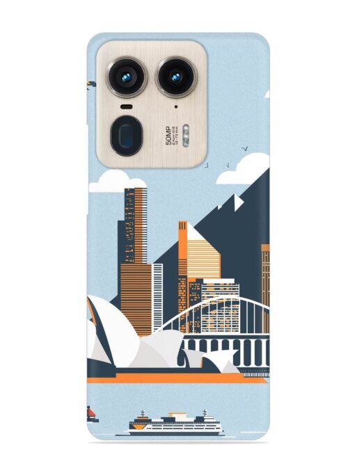 Sydney Opera Landscape Snap Case for Motorola Moto Edge 50 Ultra (5G)