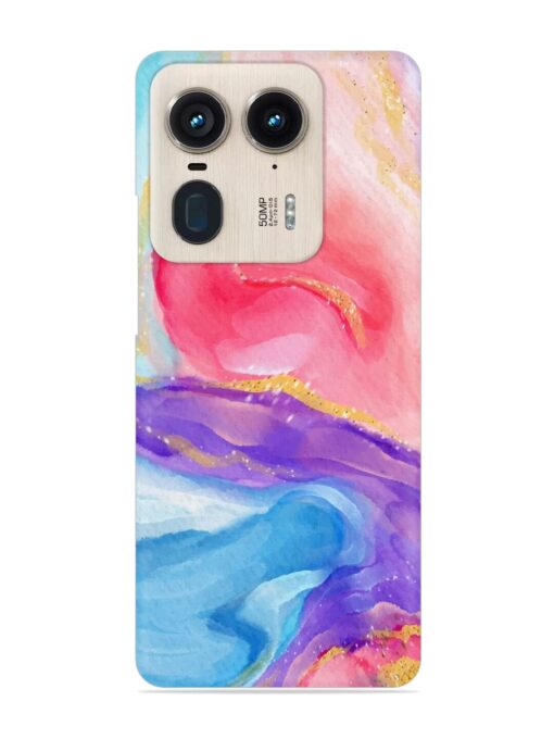 Watercolor Gradient Snap Case for Motorola Moto Edge 50 Ultra (5G) Zapvi