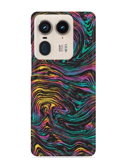 Abstract Liquid Colors Snap Case for Motorola Moto Edge 50 Ultra (5G) Zapvi