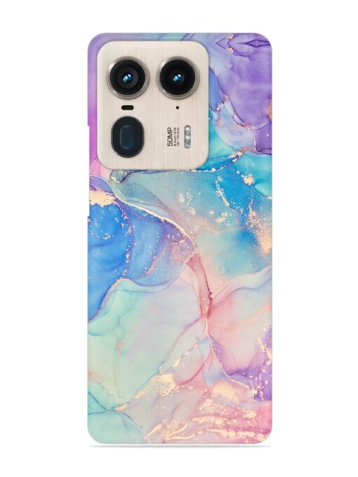 Alcohol Ink Colors Snap Case for Motorola Moto Edge 50 Ultra (5G)