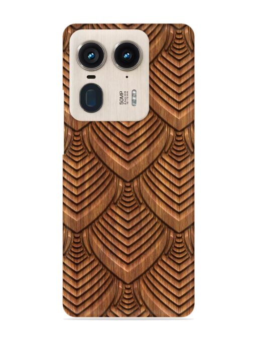 Carved Pattern On Snap Case for Motorola Moto Edge 50 Ultra (5G)