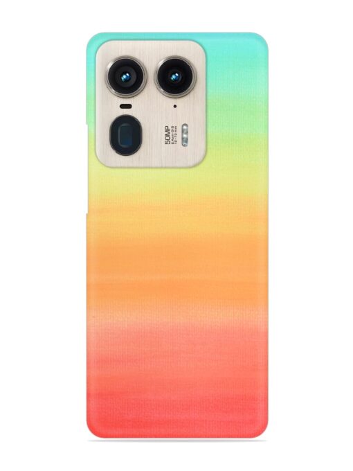 Background Sky Watercolor Snap Case for Motorola Moto Edge 50 Ultra (5G) Zapvi