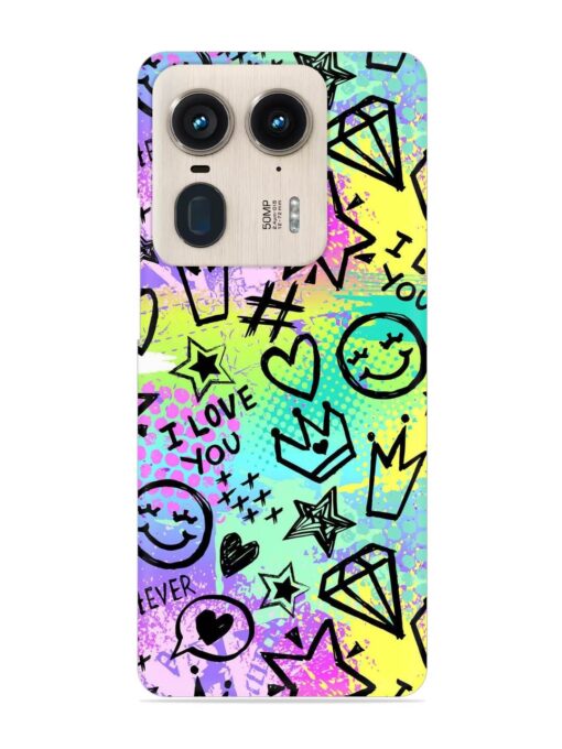 Bright Seamless Pattern Snap Case for Motorola Moto Edge 50 Ultra (5G)