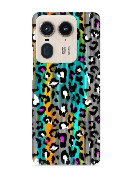 Mix Animal Skin Snap Case for Motorola Moto Edge 50 Ultra (5G)