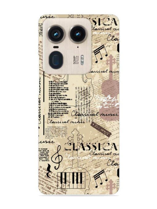 Classical Music Lpattern Snap Case for Motorola Moto Edge 50 Ultra (5G)