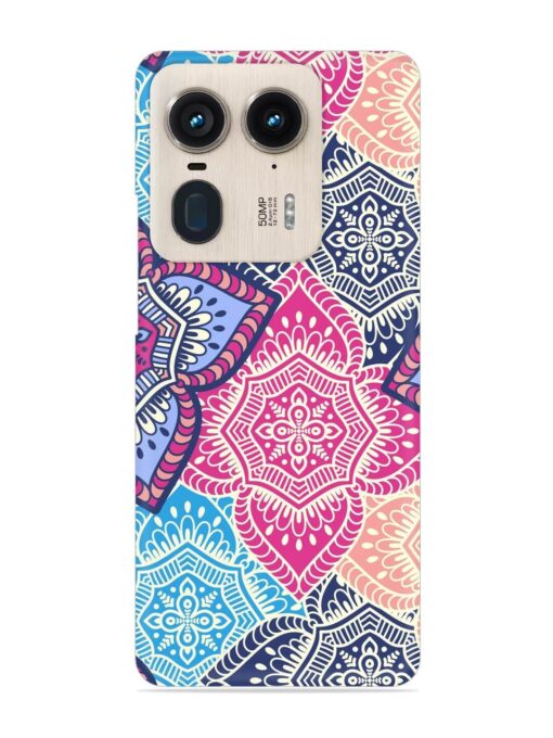 Ethnic Floral Seamless Snap Case for Motorola Moto Edge 50 Ultra (5G)