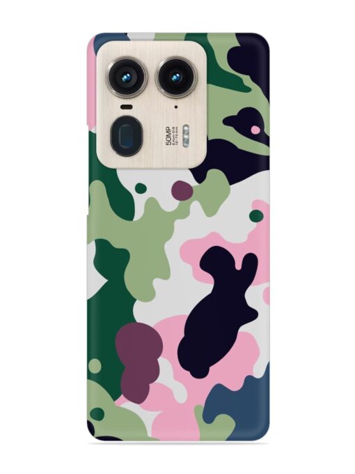 Seamless Funky Camouflage Snap Case for Motorola Moto Edge 50 Ultra (5G)