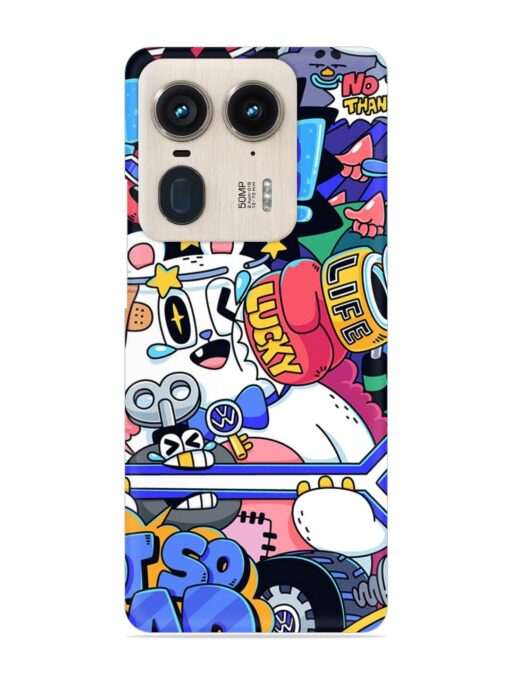 Universal Doodle Snap Case for Motorola Moto Edge 50 Ultra (5G)