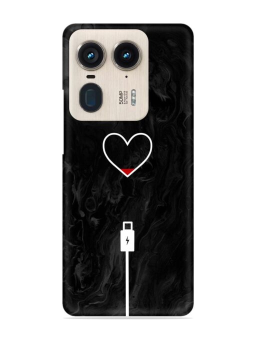 Heart Charging Vector Snap Case for Motorola Moto Edge 50 Ultra (5G)