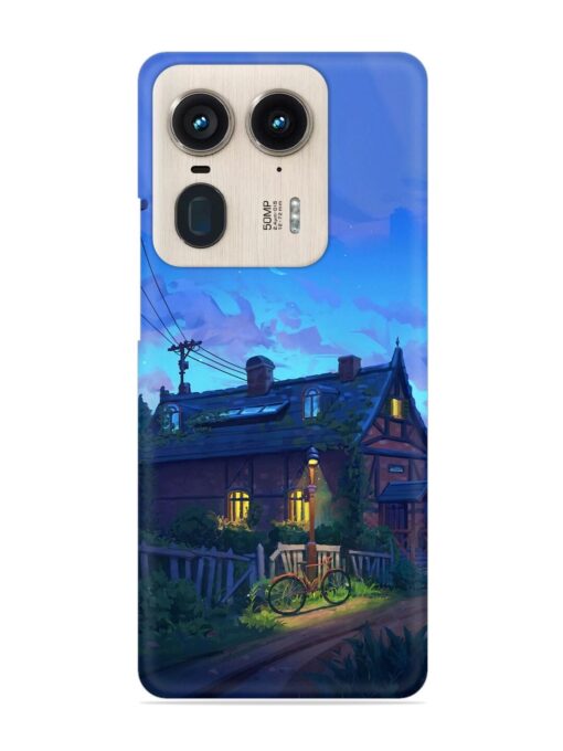 Beautiful Village House Snap Case for Motorola Moto Edge 50 Ultra (5G)