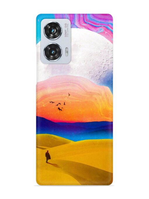 Sandy Desert Snap Case for Motorola Moto G85 (5G) Zapvi