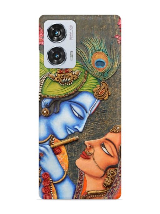 Lord Radha Krishna Flute Art Snap Case for Motorola Moto G85 (5G) Zapvi