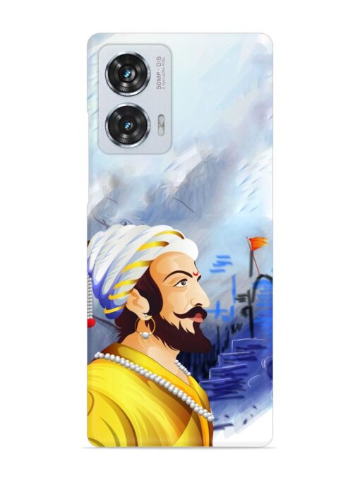 Shivaji Maharaj Color Paint Art Snap Case for Motorola Moto G85 (5G) Zapvi