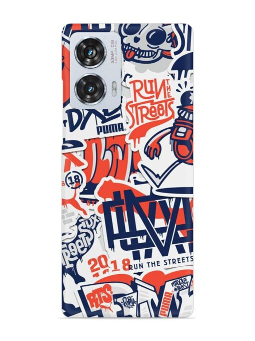 Run The Street Snap Case for Motorola Moto G85 (5G) Zapvi