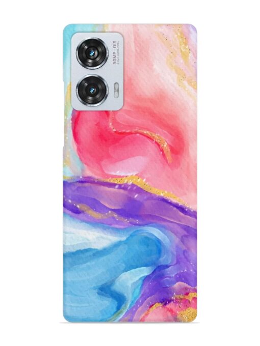 Watercolor Gradient Snap Case for Motorola Moto G85 (5G) Zapvi