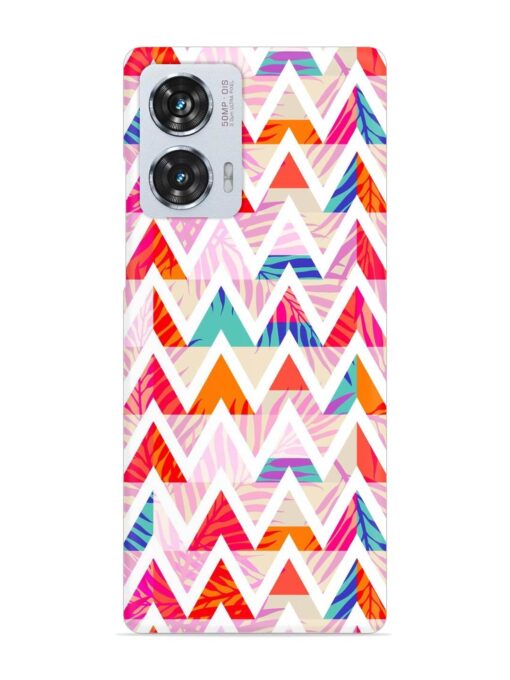 Abstract Triangle Background Snap Case for Motorola Moto G85 (5G) Zapvi