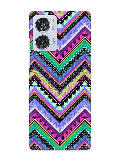 Tribal Aztec Print Snap Case for Motorola Moto G85 (5G) Zapvi