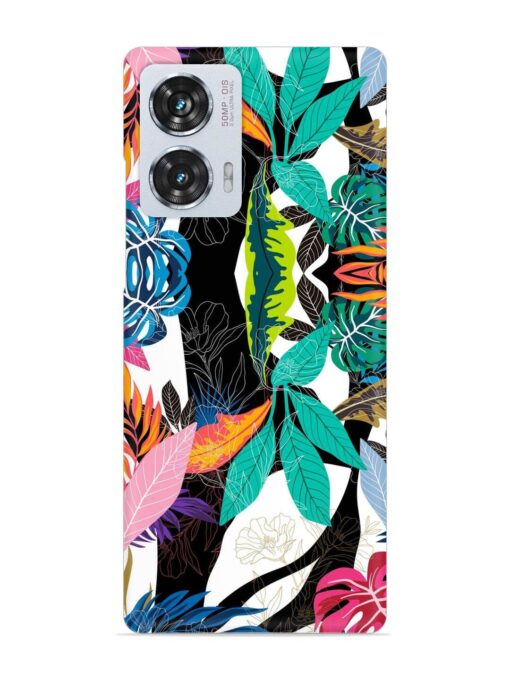 Floral Pattern Bright Snap Case for Motorola Moto G85 (5G) Zapvi