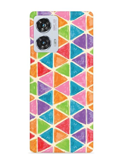 Seamless Colorful Isometric Snap Case for Motorola Moto G85 (5G)