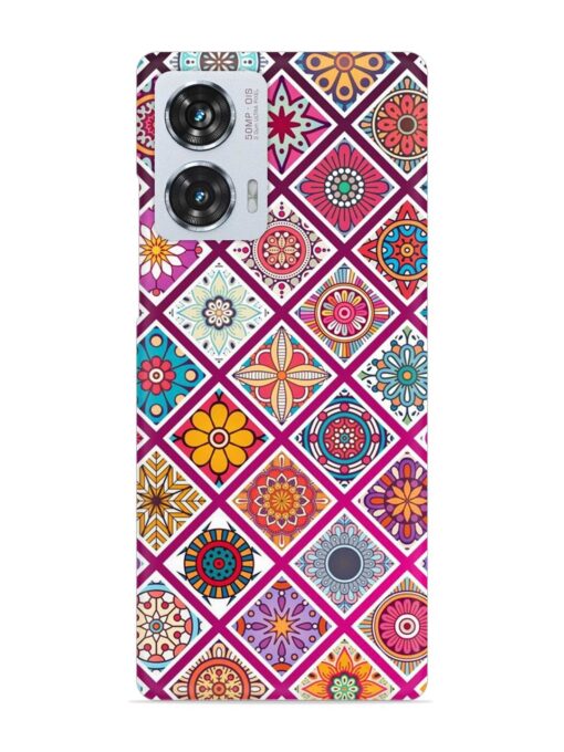 Seamless Tile Pattern Snap Case for Motorola Moto G85 (5G) Zapvi