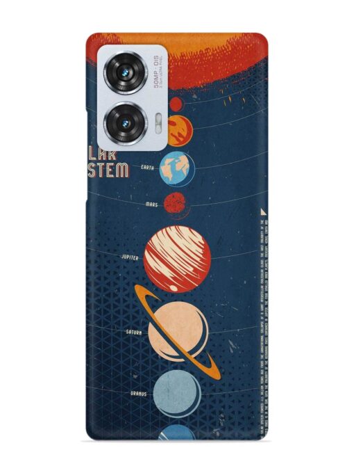 Solar System Vector Snap Case for Motorola Moto G85 (5G) Zapvi