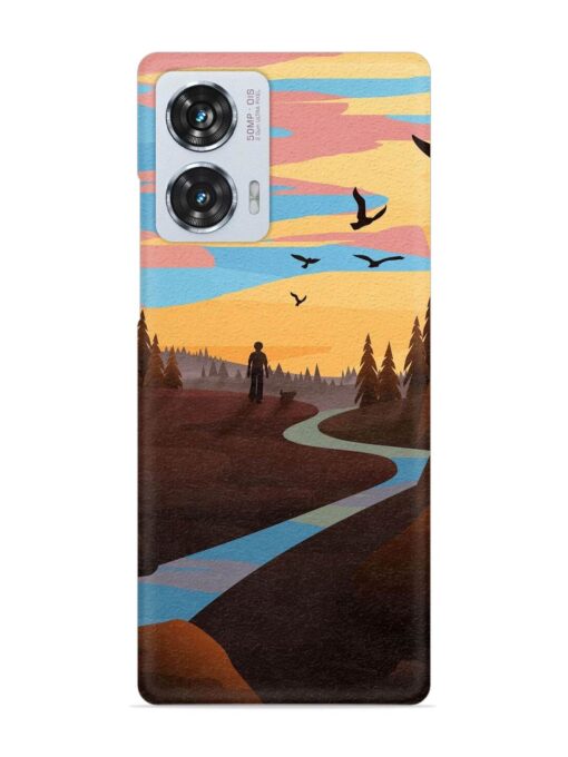 Natural Landscape Art Snap Case for Motorola Moto G85 (5G) Zapvi