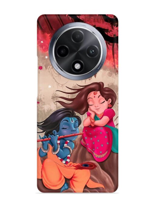 Radhe Krishna Water Art Snap Case for Oppo F27 Pro Plus (5G) Zapvi