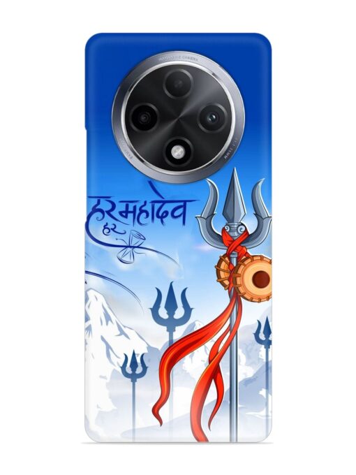 Har Har Mahadev Trishul Snap Case for Oppo F27 Pro Plus (5G)